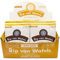 Rip Van Wafels Snack Wafels, Honey And Oats, 1.2Oz, 16 Count