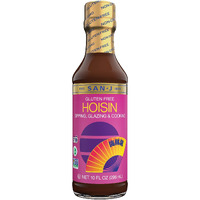 San-J Hoisin Sauce Gluten Free - Gluten Free Hoisin Sauce, Hoisin Sauce Chinese, Dipping Glazing & Cooking, Non-Gmo, Kosher - 10 Fl Oz (6 Pack)