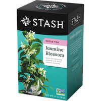 Stash Tea Jasmine Blossom Green Tea - Caffeinated, Non-Gmo Project Verified Premium Tea With No Artificial Ingredients, 20 Count (Pack Of 6) - 120 Bags Total