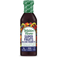 Walden Farms Super Fruits Balsamic Vinaigrette Dressing 12 Oz. Bottle - Sweet And Tangy, Vegan, Kosher & Keto Friendly, Dairy Free, 0G Net Carbs - Topping For Traditional Salads, Sandwiches And More