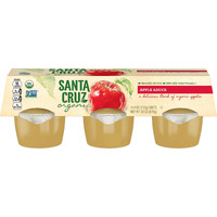 Santa Cruz Organic Apple Sauce, 6-4 Ounce Cups (Pack Of 4)