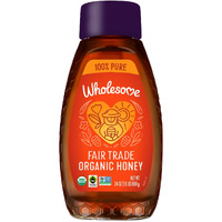 Wholesome Sweeteners Fair Trade Organic Honey, Amber, 24 Fluid Ounce