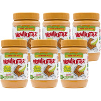 Wowbutter - Crunchy Soy Spread - Peanut Free, Tree Nut Free - Vegan Plant Protein - Gluten Free - Non-Gmo - 1.1Lb (Pack Of 6)