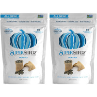 Superseedz Dry Roasted Pumpkin Seeds, Sea Salt, 5 Oz (2 Pack)