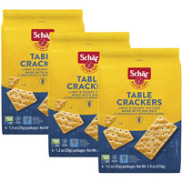 Schar - Table Crackers - Certified Gluten Free - No Gmo's, Lactose, Or Wheat - (7.4 Oz) 3 Pack