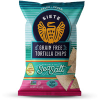Siete Grain Free Tortilla Chips | Gluten Free Chips | Paleo & Vegan Snacks | Non Gmo | Sea Salt, 5 Ounce (Pack Of 12)