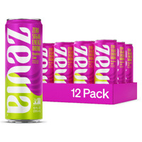 Zevia Zero Calorie Energy Drink, Raspberry Lime, 12 Ounce Cans (Pack Of 12)