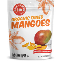 Made In Nature Organic Dried Mangoes, Non-Gmo, Gluten Free, Unsulfured, Vegan Snack, 8Oz (Pack Of 1), Packaging May Vary
