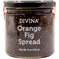 Divina Orange Fig Spread Jam, 9 Ounce