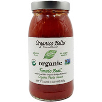 Organico Bello Organic Pasta Sauce Tomato Basil - 25 Oz