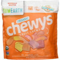 Yumearth Organic Chewys Fruit Flavored Candy Chews, 8 Oz, Allergy Friendly, Gluten Free, Non-Gmo, Vegan, No Artificial Flavors Or Dyes (Pack Of 1)
