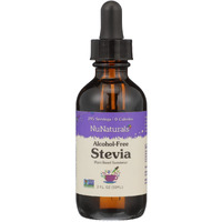 Nunaturals Liquid Stevia, Sugar-Free Sweetener, Plant-Based Sugar Substitute, Zero Calorie, Unflavored, Alcohol Free, 2Oz