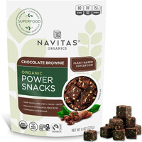 Navitas Organics Superfood Power Snacks, Chocolate Cacao, 8Oz. Bag - Organic, Non-Gmo, Gluten-Free