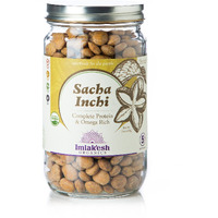 Imlak'Esh Organics, Sacha Inchi Nuts (16-Ounce Glass Jar), Protein Super-Nuts - 0 Net Carbs | Keto | Paleo | Organic | Regenerative | Protein | Gluten-Free | Non-Gmo