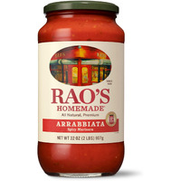 Rao's Homemade Arrabbiata Sauce, 32 Oz, Tomato Sauce, All Purpose, Keto Friendly Pasta Sauce, Premium Quality Tomatoes From Italy & Crushed Red Pepper