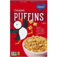 Barbara's Puffins Cinnamon Cereal, Non-Gmo, Vegan, 10 Oz Box (Pack Of 12)