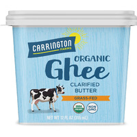 Carrington Farms Usda Certified Organic Grass Fed, Compare Our Cost Per Ounce, Ghee, 12 Fl Oz