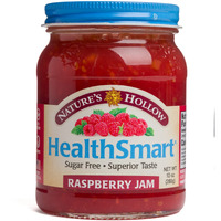 Nature's Hollow Raspberry Jam: Sugar Free Preserves, Low Cal, Non Gmo, Keto Friendly, Vegan, Gluten Free, And Diabetic Friendly - Sugar Free Jam - 10Oz