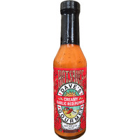 Dave's Gourmet Creamy Garlic Red Pepper Hot Sauce, 8 Ounce