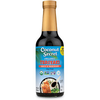 Coconut Secret Coconut Aminos Teriyaki Sauce - 10 Fl Oz - Low Sodium Soy-Free Teriyaki Alternative, Low Glycemic - Organic, Vegan, Non-Gmo, Gluten-Free, Kosher - 20 Servings