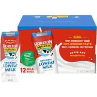 Horizon Organic Shelf-Stable 1% Low Fat Milk Boxes, 8 Oz., 12 Pack