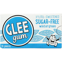 Glee Gum Sugar-Free Peppermint, 1-Ounce (Pack Of 12)