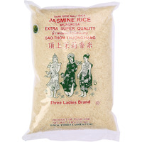 Three Ladies Jasmine Rice Long Grain 5 Lbs (011109)