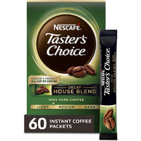 Nescafe Taster's Choice Decaf Instant Coffee, House Blend, 0.52 Ounce (Pack Of 12)