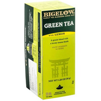 Bigelow Tea Bags, Green Tea With Lemon, 28-Count Boxes (Pack Of 6)