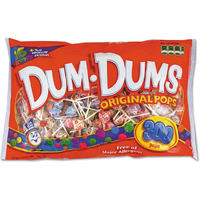Dum-Dum-Pops, Assorted Flavors, Individually Wrapped, 300/Pack