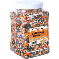 Halloween Confetti Sprinkles Bulk - 1.7 Lb - Bat, Pumpkin & Ghosts Sprinkles - Spooky Toppings - Great For Cookies, Cupcakes, Fall