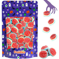 Fruidles Halloween Gummy Brains Candy, Trick-Or-Treat Party Bag Fillers, Party Favor (2.2 Pounds)