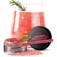 Mon  Gasque Sakura Pink Edible Glitter For Drinks Pink 10G - Halloween Light Pink Glitter - Edible Pink Glitter - Pink Edible Glitter For Cakes - Edible Glitter Pink - Pink Drink Glitter & Cake Glitter