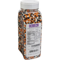 Decopac Spooky Halloween Edible Decorations Sprinkles Quins, Multicolored - Orange, White And Black, 18 Ounces