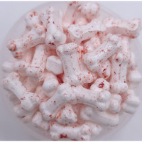 Ncs Mini Bloody Skeleton Or Animal Bones Edible Candy Toppers, 8 Ounces - Great For Cupcakes, Cookies, Cakes, Cake Pops, And Party Table