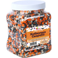 Halloween Confetti Sprinkles Bulk- Bat, Pumpkin & Ghosts Sprinkles - Spooky Toppings - 1.2 Lbs - Great For Cookies, Cupcakes, Fall