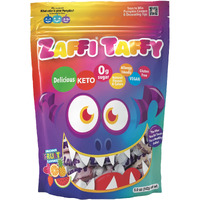 Zollipops Halloween Clean Teeth Zaffi Taffy, Natural Fruit, 10 Oz