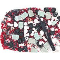 Halloween Tombstone Candy Sprinkles Halloween Decorating Candy Bones Bloody Candy Eyeballs Edible Skull Cake Decorations Kosher Halloween Cupcake Topper Edible Halloween Sprinkles 3.35 Oz With Tweezers