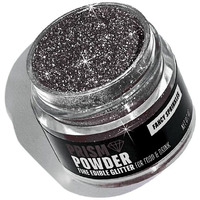 Fancy Sprinkles Halloween Season Premium Edible Glitter, 100% Edible Glitter For Sparkling Food & Drinks No Taste Or Texture (4G, Onyx Black)