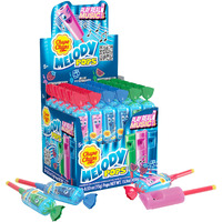 Chupa Chups Melody Pop, Halloween Trick Or Treat Candy Variety Pack, Assorted Flavors, Whistle Lollipops, Individually Wrapped Candy, 30 Count Showbox Case
