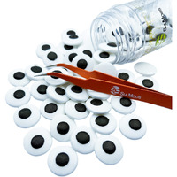 Se Si&Moos Halloween Edible Googly Eyes | Big Candy Eyes For Decorating | Halloween Eyes Edible | Large Candy Eyes Edible | Big Edible Eyeballs 3 Oz With Tweezers