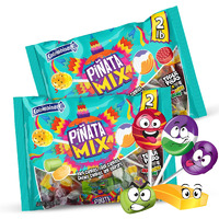 Colombina Pinata Mix 2 Lb - Assorted Candy Variety Pack - Pinata Halloween Stuffers And Party Bag Treats With Hard, Filled, And Chewy Candies Plus Lollipop (2 Pack)