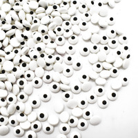 Spooky Eye Toppers - 4 Oz Resealable Stand Up Candy Bag - Edible Baking Decorations - Funny White Googly Eyes For Cupcakes, Cakes, Cookies, Brownies - Halloween, Easter, And Edible Art Project Candy
