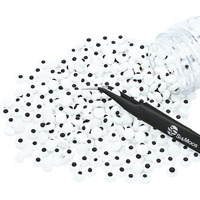 Edible Eyes For Decorating Mini Candy Eyes For Decorating Edible Eyes For Cupcakes Mini Eyeball Sprinkles Edible Googly Eyes Edible Halloween Eyeball Candy Halloween Eyes Sprinkles 2.8 Oz With Tweezers