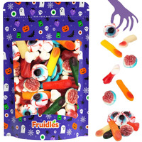 Fruidles Halloween Missing Body Parts Gummies, Fun And Festive Holiday Snacking (Half-Pound Bag)
