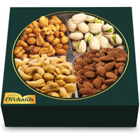 Nuts Gift Basket - Gift Basket Of Cravings Gourmet Nuts Collection, Healthy Kosher Snacks, Premium Mixed Nuts Gift Box Bouquet Platter Perfect Birthday Care Package..