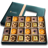 Laumire Gourmet Fruits - Superfood Parfait Collection - Rectangle (24 Pcs) - Premium Gift Baskets For Adults - Healthy Gift Basket - Dried Fruit Gift Basket - No Added Cane Sugar - Fruit Basket Gift