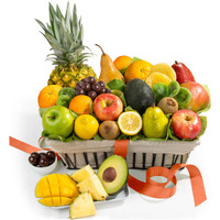 A Gift Inside Tropical Abundance Fruit Basket