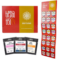 Tiesta Tea Holiday Advent Calendar 2023 - 24 Loose Leaf Tea Blends, Limited Edition Gift Set