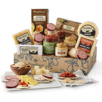 Harry & David Supreme Meat And Cheese Gift Box, Luxury Cheese Board, Gourmet Cheese Platter, Cheese Board Crackers, Gift Basket For Him